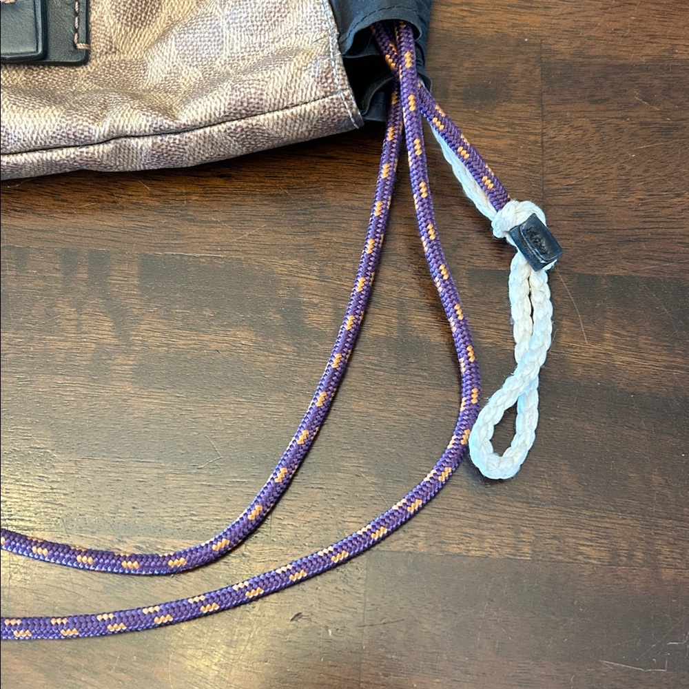 Coach Drawstring Bag. Please Read. - image 4